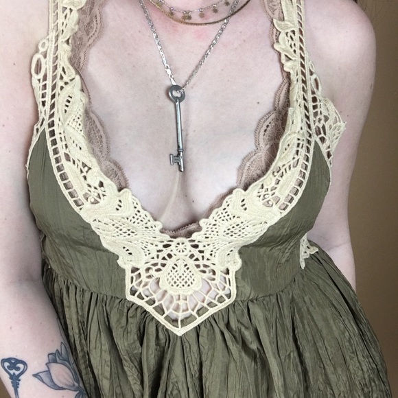 FREE PEOPLE / Strappy Mini Dress - Picture 2 of 5